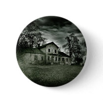 Haunted house pinback buttons