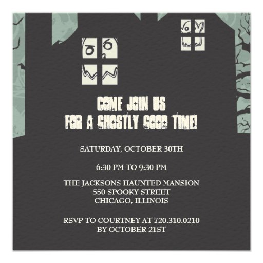 Haunted House Custom Announcements