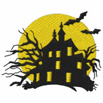 Haunted House embroidered shirts by ZazzleEmbroidery Haunted House embroidered shirts