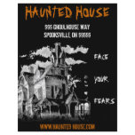 HAUNTED HOUSE FLYER