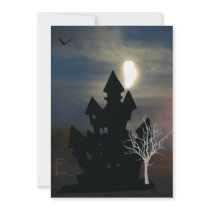 Haunted House Halloween Custom Announcement