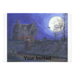 Haunted House Halloween Invitation invitations