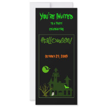 Haunted House Halloween Invitations