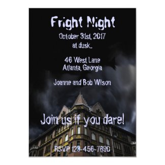 Haunted House Halloween Party Invitation