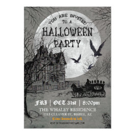 Haunted House Halloween Party Invitation