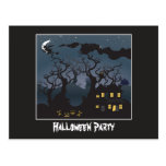 Haunted House Halloween Party Invitation Post Card