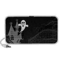 Haunted House Halloween Portable Doodle Speaker speakers