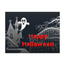 Haunted House Halloween Postcards postcards