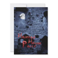 Haunted house party invite