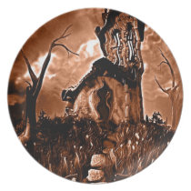 HAUNTED HOUSE PLATE