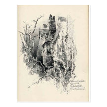 Haunted House Postcard