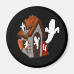 haunted house refrigerator magnets
