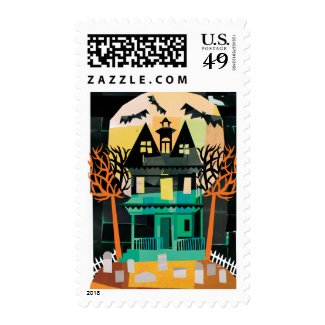 Haunted House Spooks Stamp