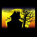 Haunted House Sunset Poster Print