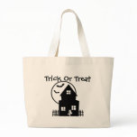 Haunted House Trick Or Treat Tote Bag