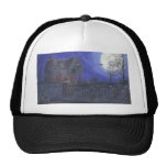 Haunted House Trucker Hat hats