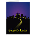 Haunted Houses Halloween Cards