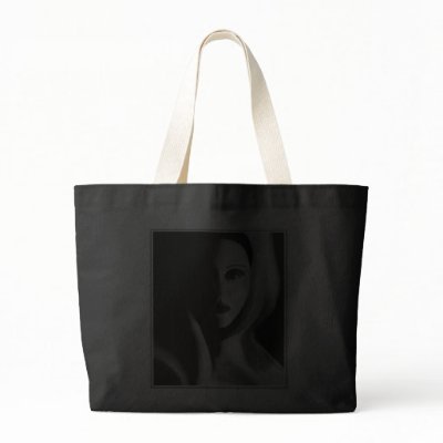 Haunted Jumbo Tote Tote Bag by jaeda_dewalt_art