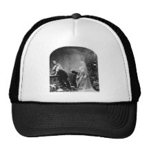 Haunted Lane - Vintage Ghost Photo 1880 Hats