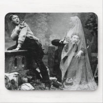 Haunted Lane - Vintage Ghost Photo 1880 Mouse Pad