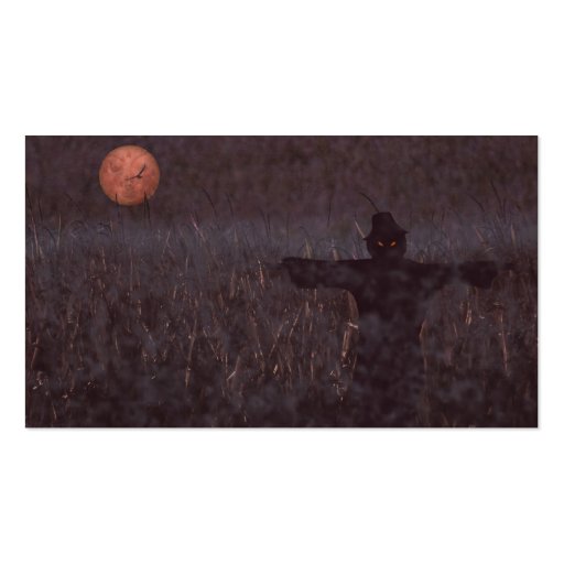Haunted maize field bookmark business card