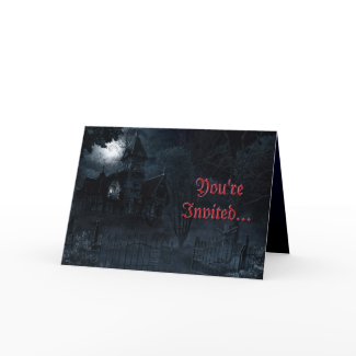 Haunted Mansion Custom Greeting Card card