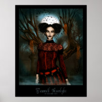 Haunted Moonlight Posters