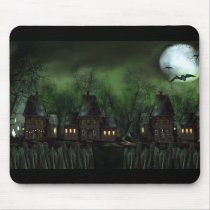 Haunted Neighborhood mousepads