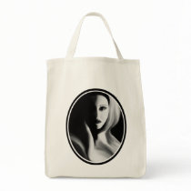 Haunted Organic Grocery Tote bags