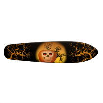 Haunted Pumpkin Skateboard