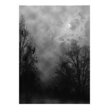 Haunted Road Halloween Invitation Template