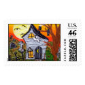 Haunted Shack Stamp stamp
