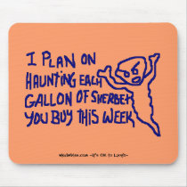 Haunted Sherbert mousepads by Skrimbles Haunted Sherbert mousepads