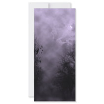 Haunted Sky Purple Mist Rack Card Template