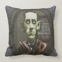 Haunted Zombie HP Lovecraft Pillow