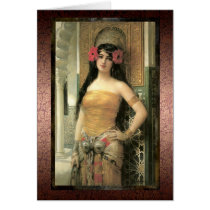 Haunting Exotic Beauty Card