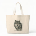 "Haunting Eyes" wolf art Bag by CarlaKurtArt "Haunting Eyes" wolf art Bag