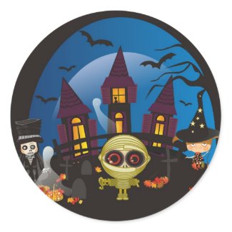 Haunting Halloween Night sticker