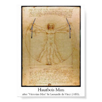 Hautbois Man Poster posters