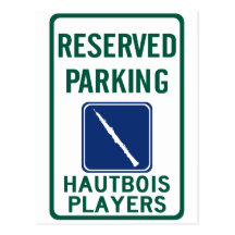 Hautbois Players Parking Post Cards