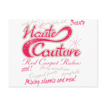 Haute Couture postcards