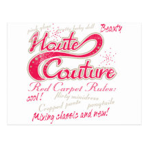 Haute Couture Postcards
