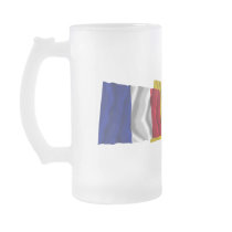 Haute-Loire, Auvergne & France flags Coffee Mugs