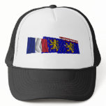 Haute-Saône, Franche-Comté & France flags hats