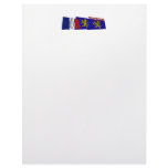 Haute-Saône, Franche-Comté &amp; France flags Personalized Letterhead
