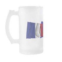 Haute-Saône, Franche-Comté & France flags Mug