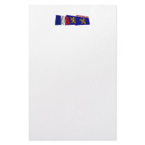 Haute-Saône, Franche-Comté & France flags Stationery Design