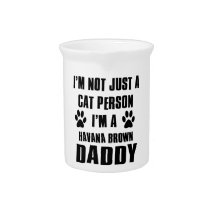 Havana Brown shirts Cat Design Drink Pitchers