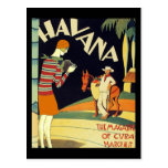 Havana Cuba Art Deco Cover Vintage Art Postcard