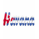 Havana, Cuba Flag T-shirt